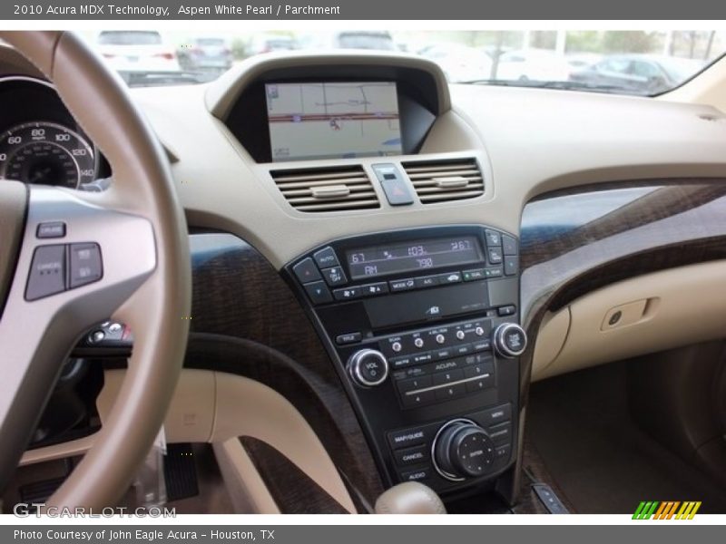 Aspen White Pearl / Parchment 2010 Acura MDX Technology