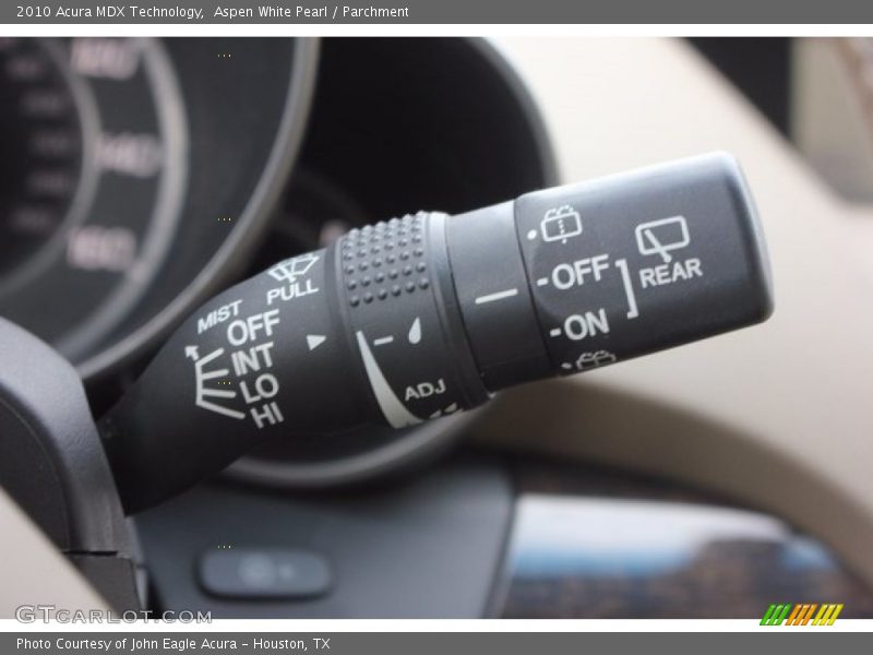 Aspen White Pearl / Parchment 2010 Acura MDX Technology