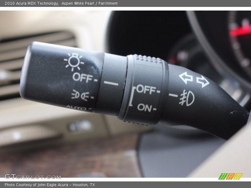Aspen White Pearl / Parchment 2010 Acura MDX Technology