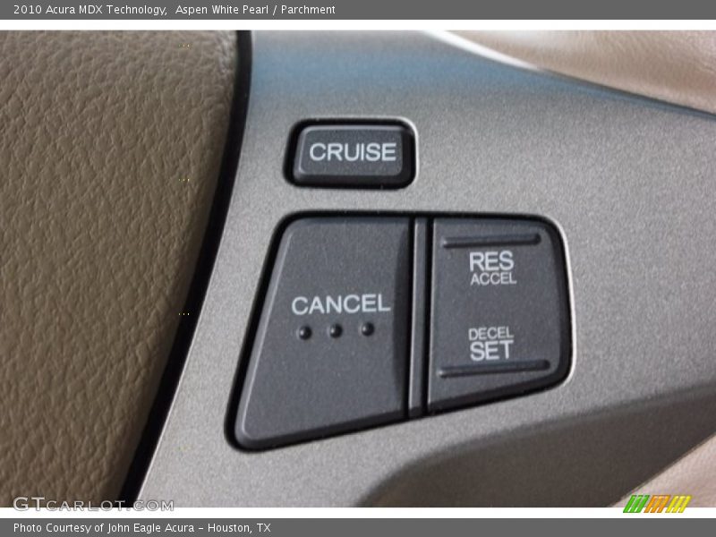 Aspen White Pearl / Parchment 2010 Acura MDX Technology