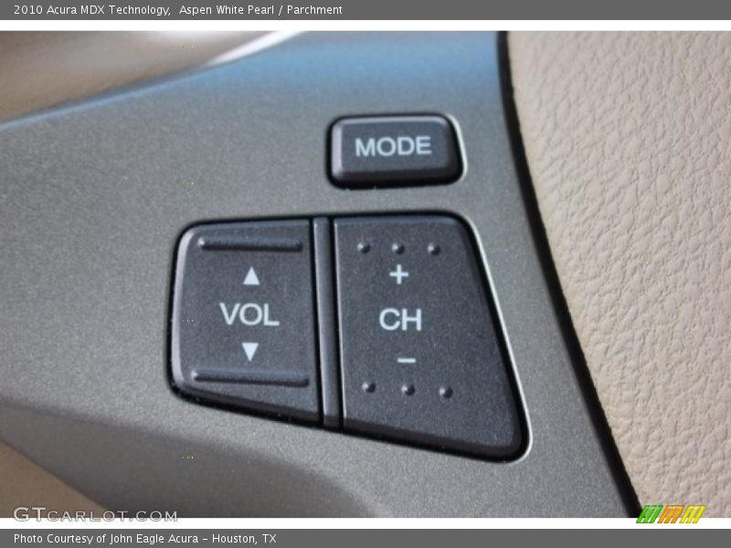 Aspen White Pearl / Parchment 2010 Acura MDX Technology