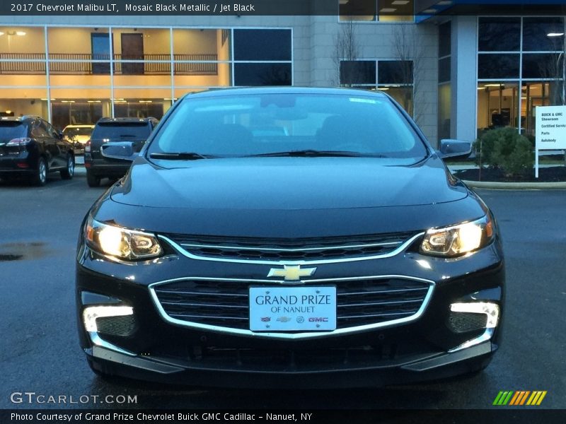 Mosaic Black Metallic / Jet Black 2017 Chevrolet Malibu LT