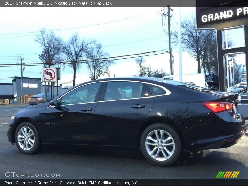 Mosaic Black Metallic / Jet Black 2017 Chevrolet Malibu LT
