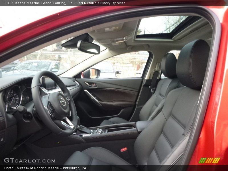 Soul Red Metallic / Black/Espresso 2017 Mazda Mazda6 Grand Touring