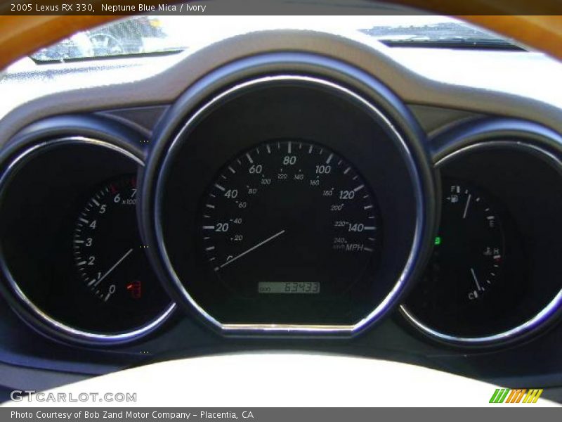 Neptune Blue Mica / Ivory 2005 Lexus RX 330
