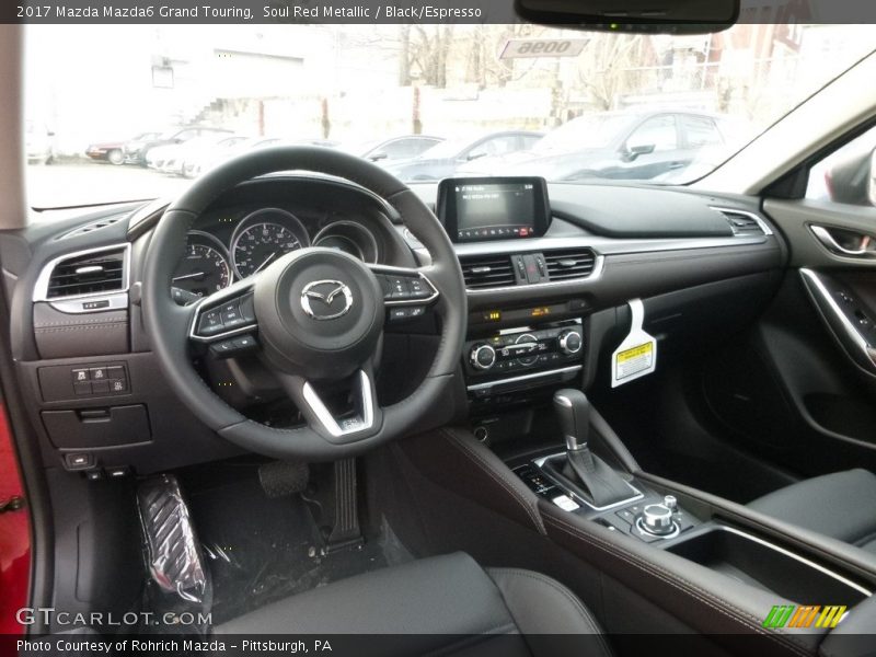 Soul Red Metallic / Black/Espresso 2017 Mazda Mazda6 Grand Touring