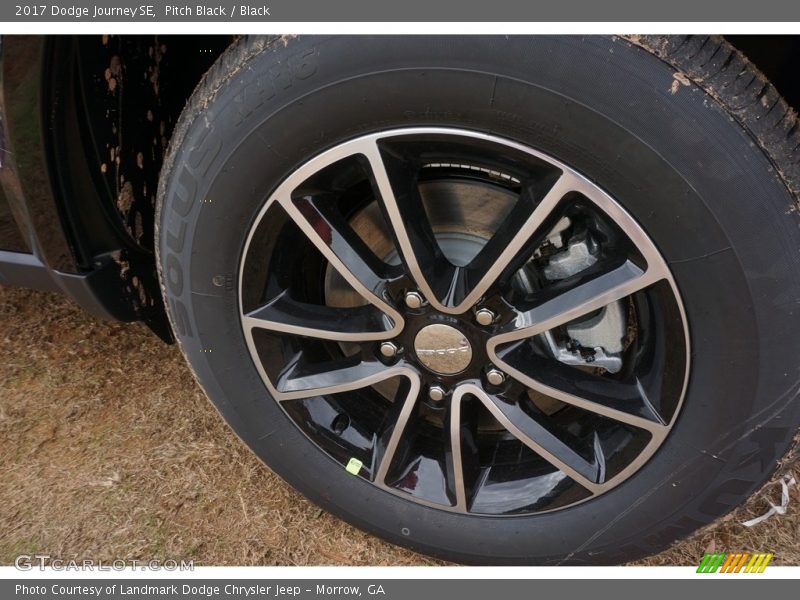 Pitch Black / Black 2017 Dodge Journey SE