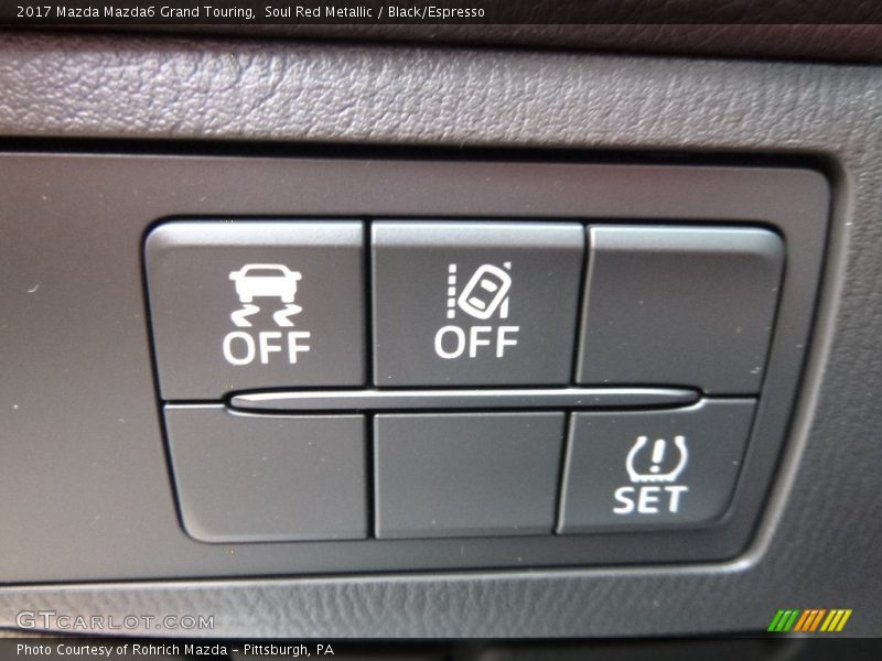 Soul Red Metallic / Black/Espresso 2017 Mazda Mazda6 Grand Touring