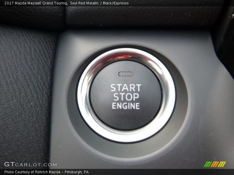 Soul Red Metallic / Black/Espresso 2017 Mazda Mazda6 Grand Touring