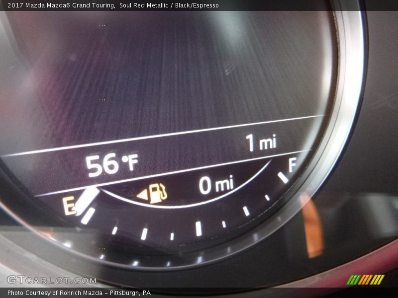 Soul Red Metallic / Black/Espresso 2017 Mazda Mazda6 Grand Touring