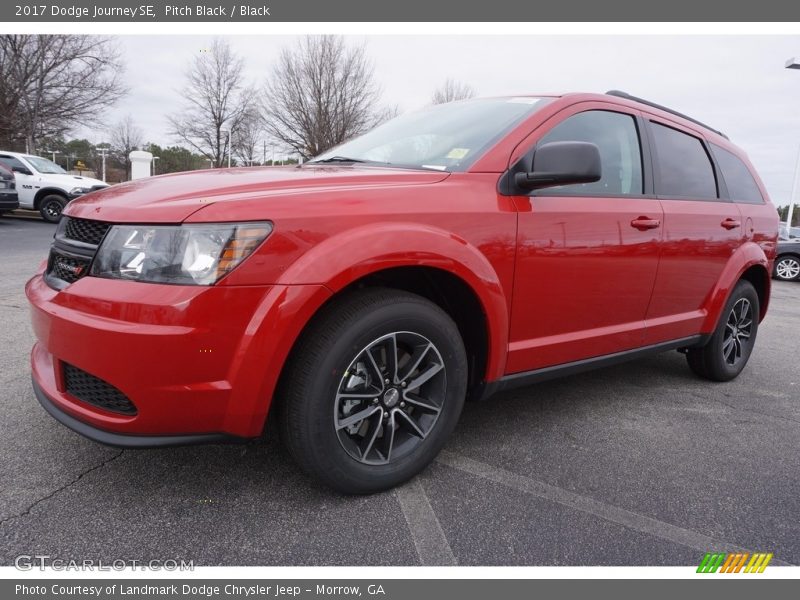 Pitch Black / Black 2017 Dodge Journey SE