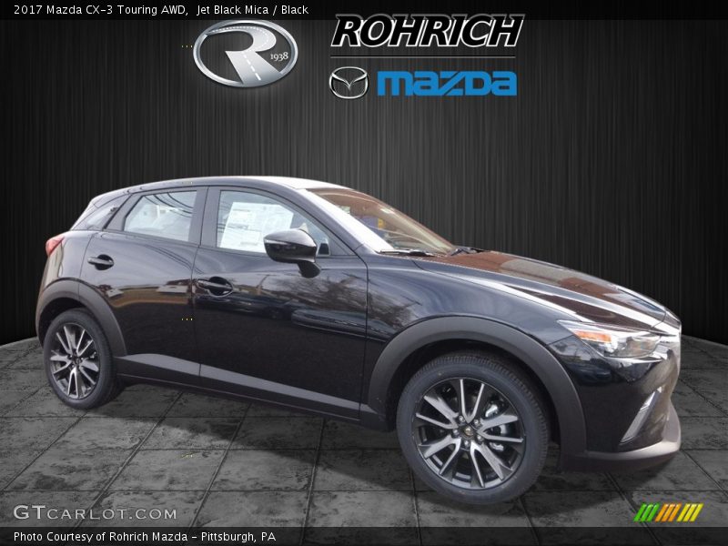 Jet Black Mica / Black 2017 Mazda CX-3 Touring AWD