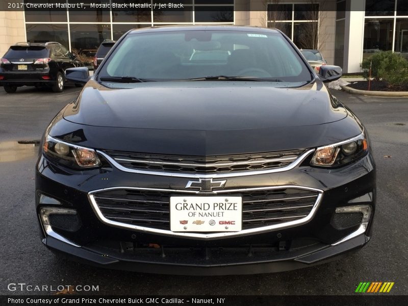 Mosaic Black Metallic / Jet Black 2017 Chevrolet Malibu LT