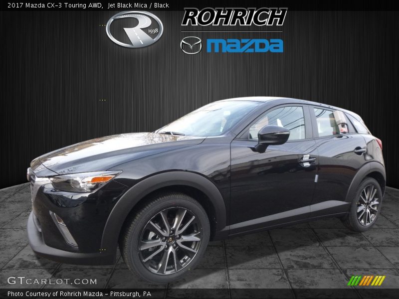 Jet Black Mica / Black 2017 Mazda CX-3 Touring AWD