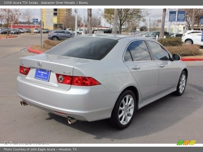 Alabaster Silver Metallic / Ebony 2008 Acura TSX Sedan