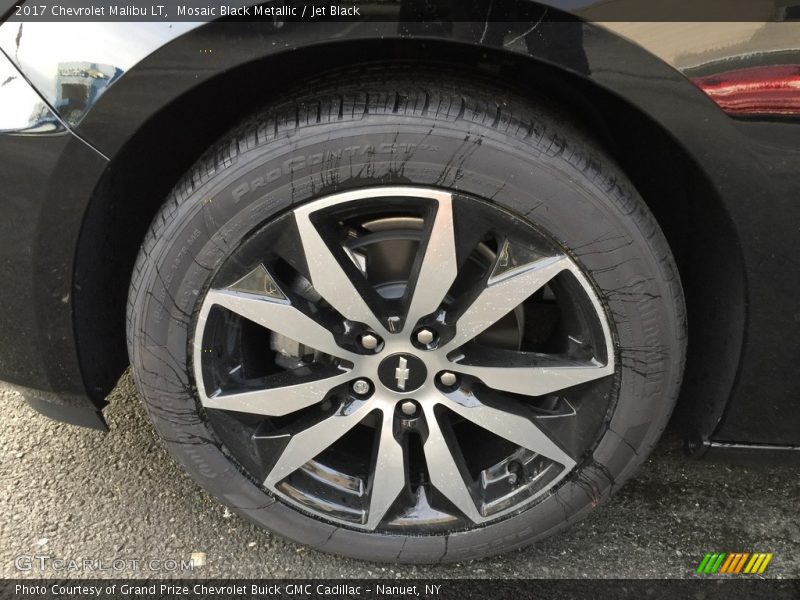 Mosaic Black Metallic / Jet Black 2017 Chevrolet Malibu LT