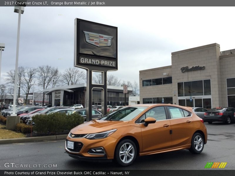 Orange Burst Metallic / Jet Black 2017 Chevrolet Cruze LT