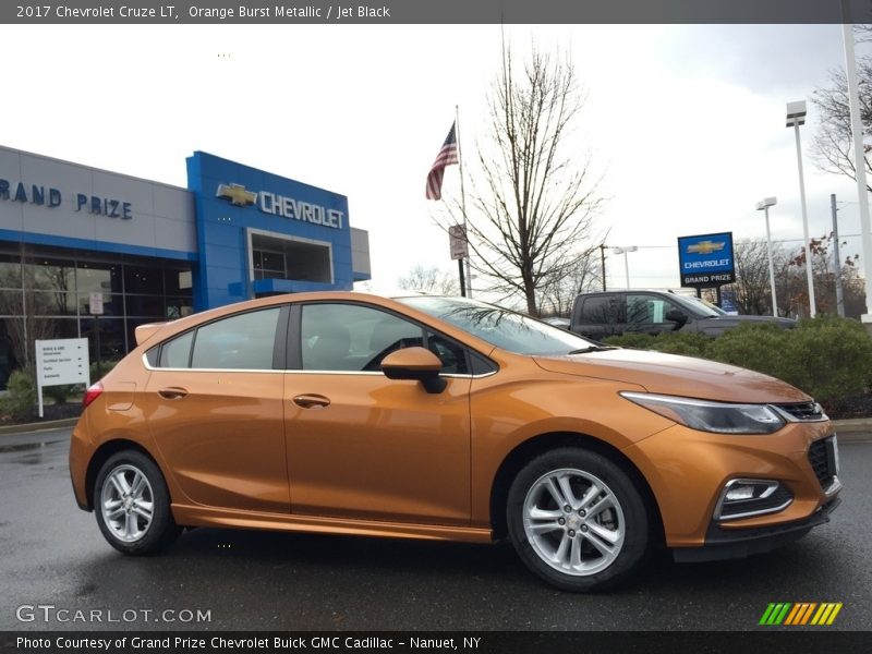 Orange Burst Metallic / Jet Black 2017 Chevrolet Cruze LT