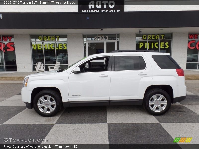 Summit White / Jet Black 2015 GMC Terrain SLT