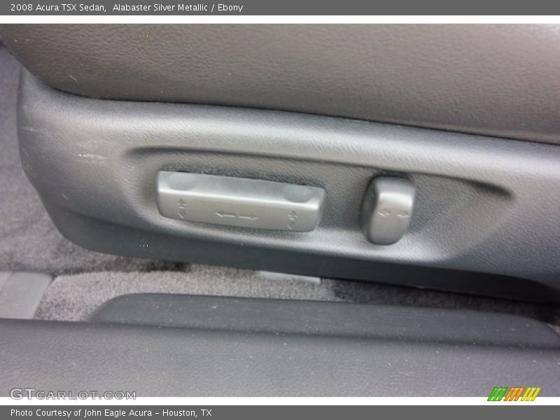 Alabaster Silver Metallic / Ebony 2008 Acura TSX Sedan