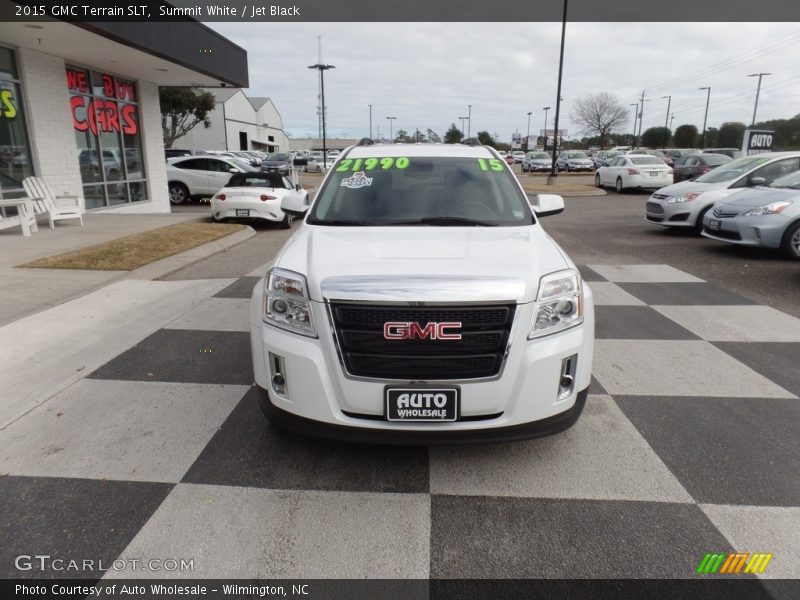 Summit White / Jet Black 2015 GMC Terrain SLT