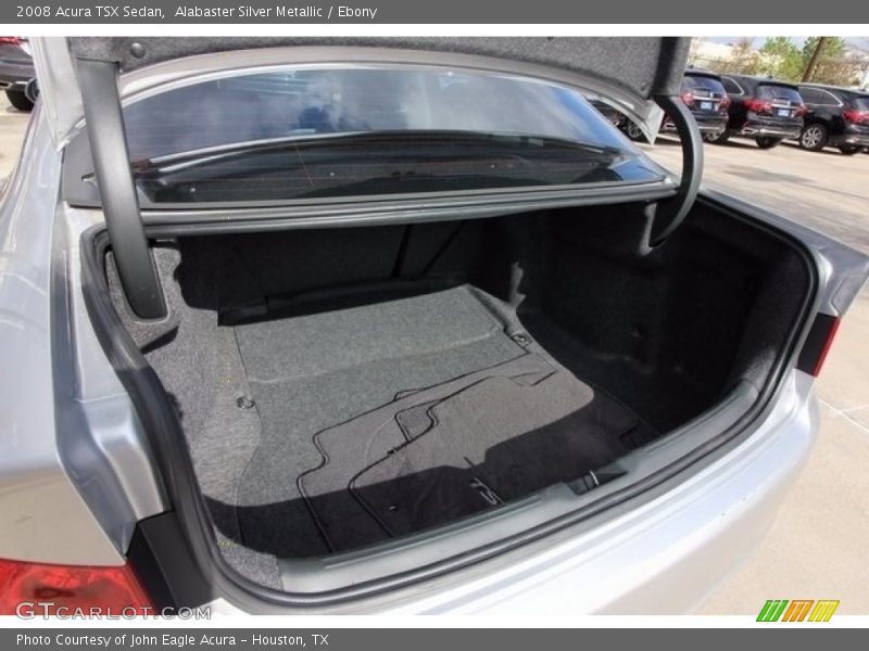 Alabaster Silver Metallic / Ebony 2008 Acura TSX Sedan