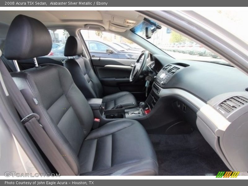 Alabaster Silver Metallic / Ebony 2008 Acura TSX Sedan