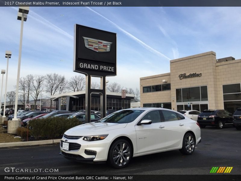Iridescent Pearl Tricoat / Jet Black 2017 Chevrolet Malibu Premier