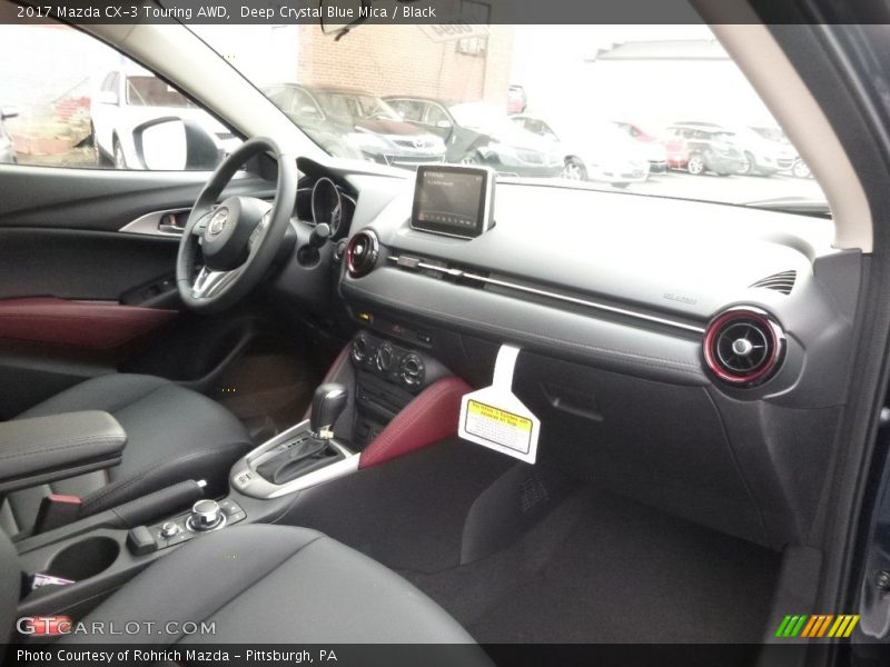 Deep Crystal Blue Mica / Black 2017 Mazda CX-3 Touring AWD