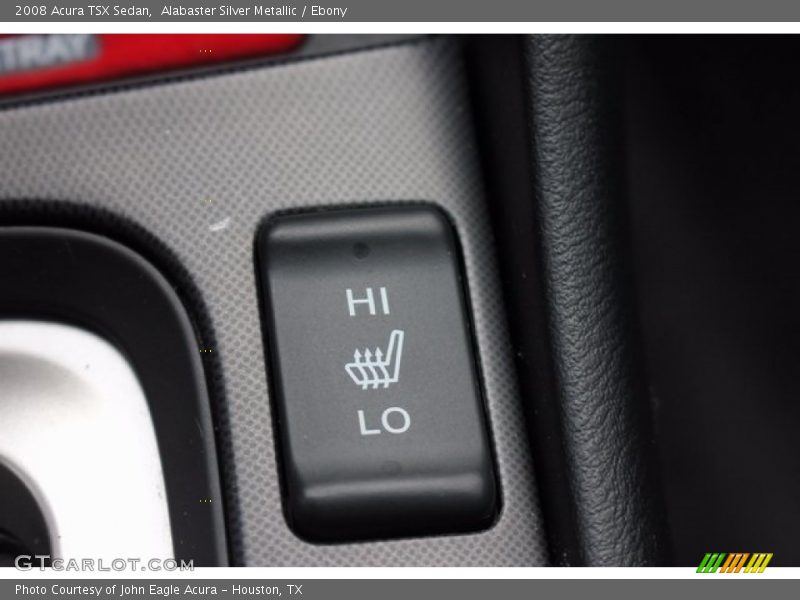 Alabaster Silver Metallic / Ebony 2008 Acura TSX Sedan