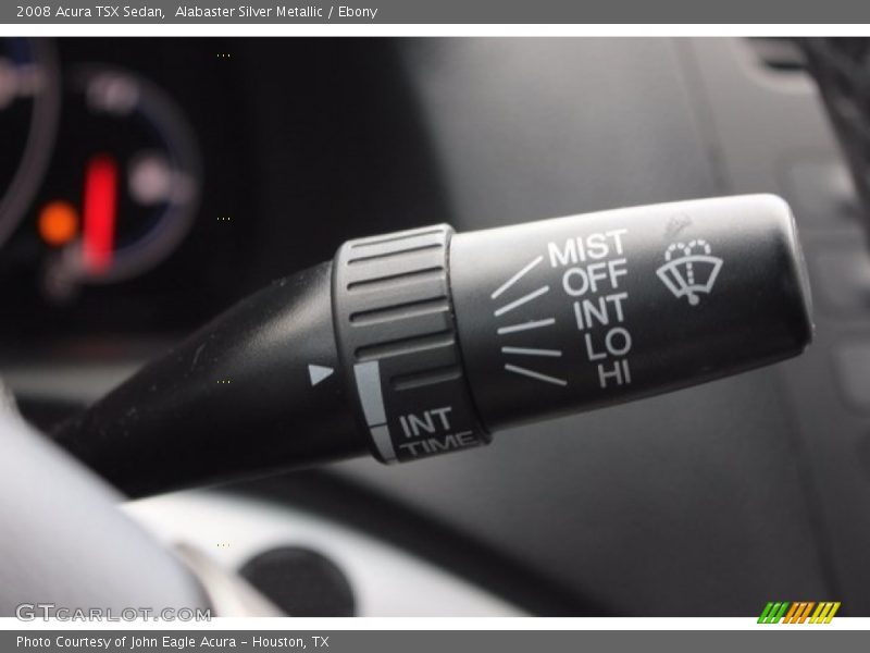 Alabaster Silver Metallic / Ebony 2008 Acura TSX Sedan