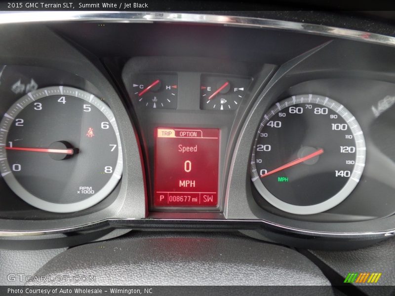 Summit White / Jet Black 2015 GMC Terrain SLT