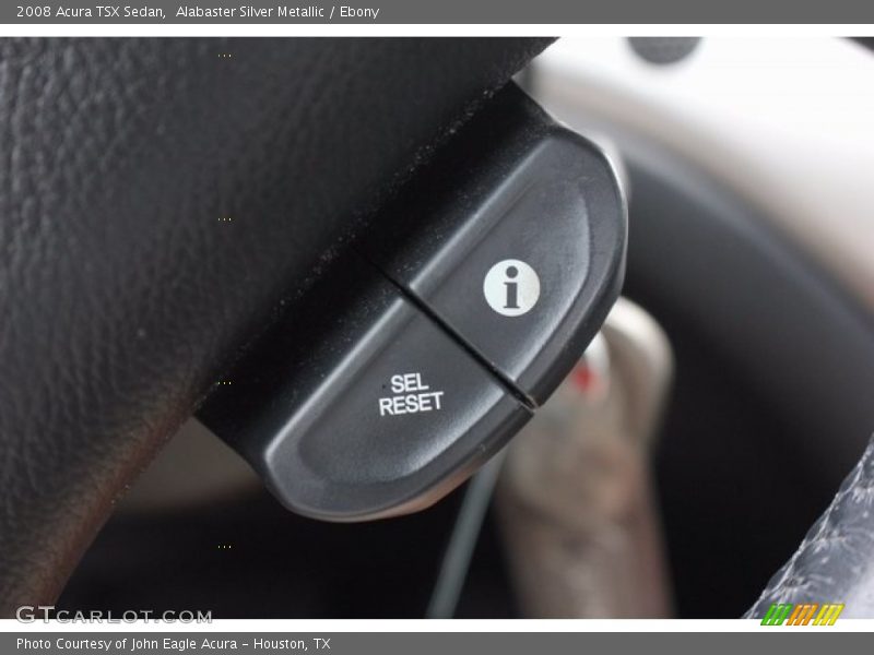 Alabaster Silver Metallic / Ebony 2008 Acura TSX Sedan