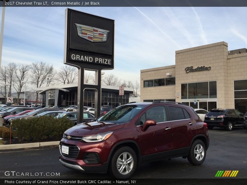 Crimson Metallic / Jet Black 2017 Chevrolet Trax LT