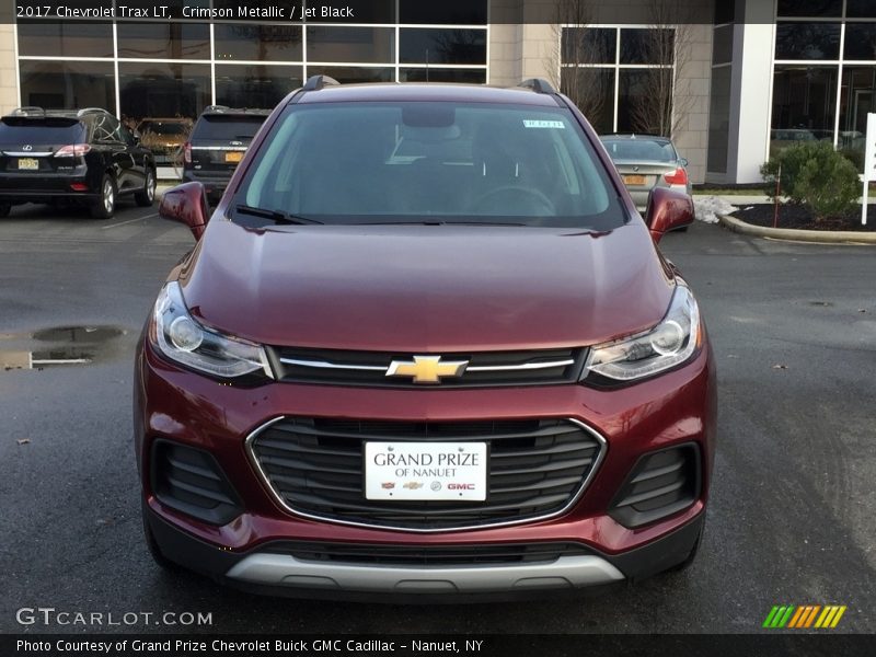 Crimson Metallic / Jet Black 2017 Chevrolet Trax LT