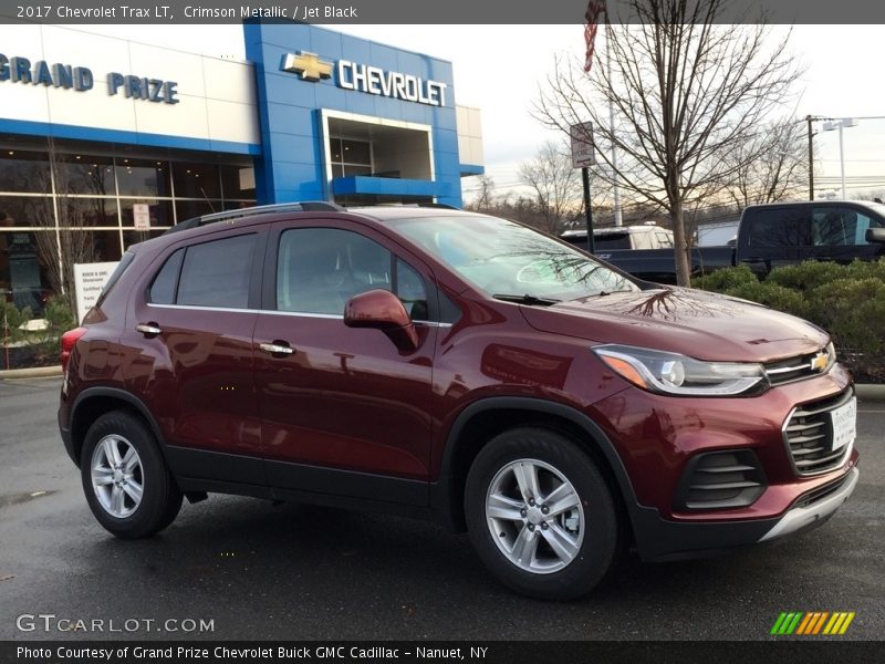 Crimson Metallic / Jet Black 2017 Chevrolet Trax LT