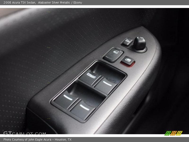 Alabaster Silver Metallic / Ebony 2008 Acura TSX Sedan