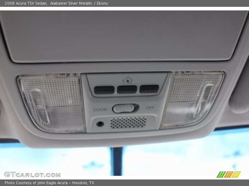 Alabaster Silver Metallic / Ebony 2008 Acura TSX Sedan