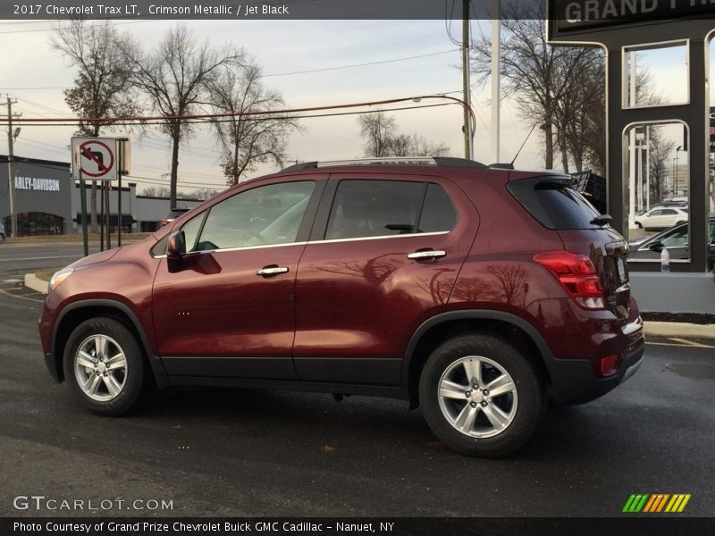 Crimson Metallic / Jet Black 2017 Chevrolet Trax LT