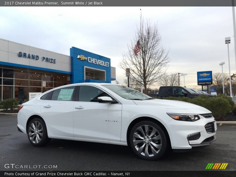 Summit White / Jet Black 2017 Chevrolet Malibu Premier