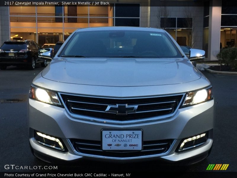 Silver Ice Metallic / Jet Black 2017 Chevrolet Impala Premier