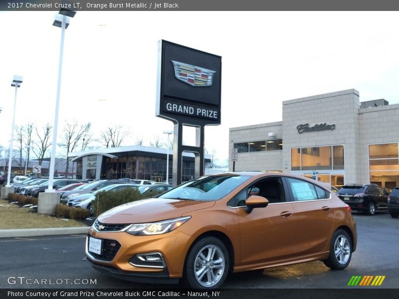 Orange Burst Metallic / Jet Black 2017 Chevrolet Cruze LT