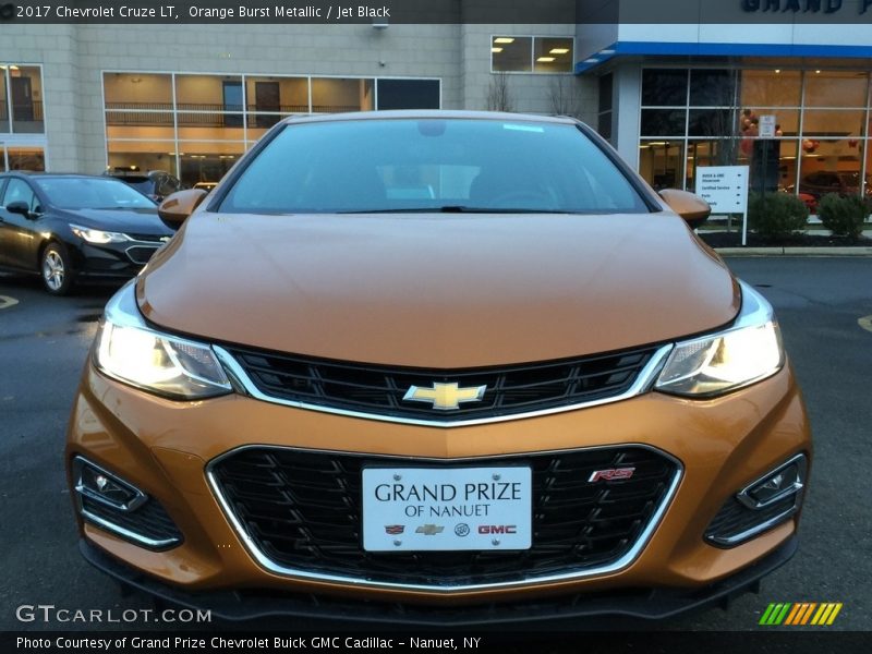 Orange Burst Metallic / Jet Black 2017 Chevrolet Cruze LT