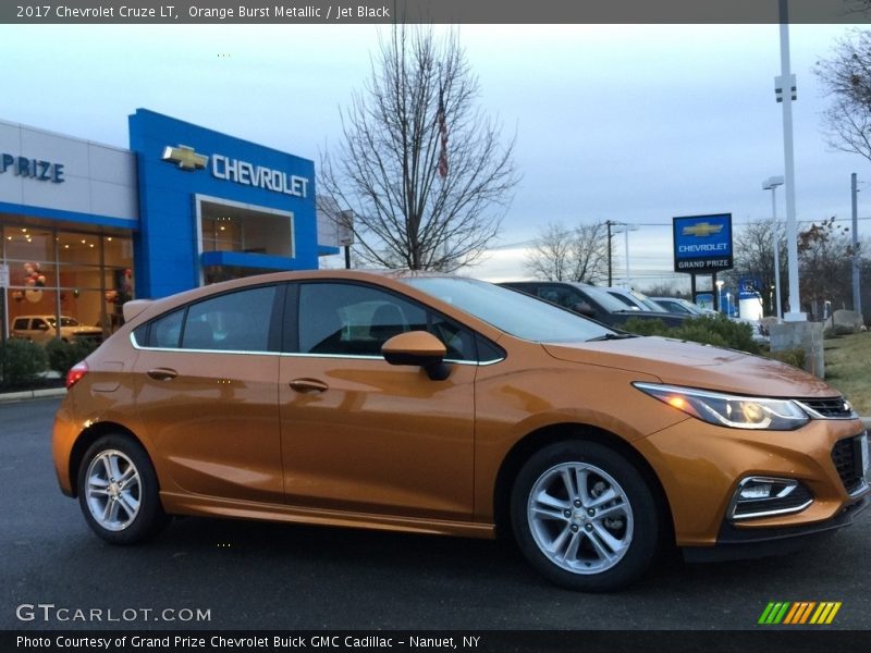 Orange Burst Metallic / Jet Black 2017 Chevrolet Cruze LT