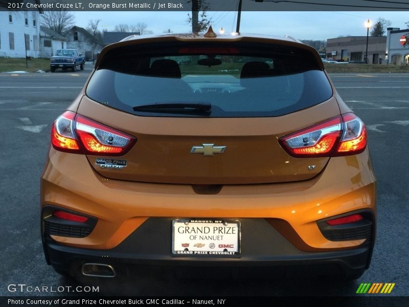 Orange Burst Metallic / Jet Black 2017 Chevrolet Cruze LT