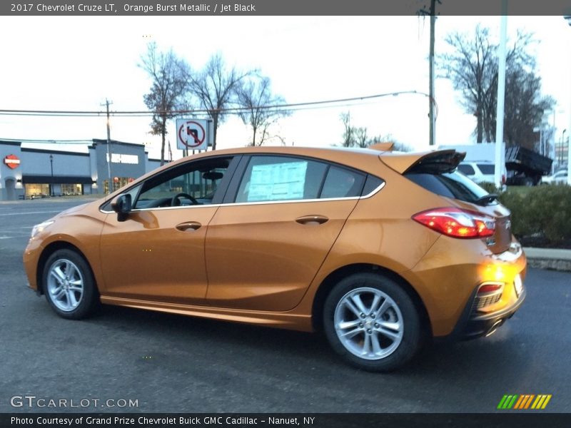 Orange Burst Metallic / Jet Black 2017 Chevrolet Cruze LT