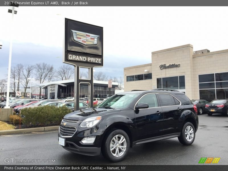 Black / Jet Black 2017 Chevrolet Equinox LT AWD