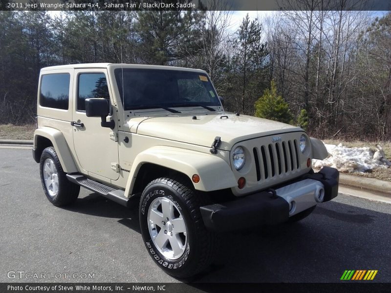 Sahara Tan / Black/Dark Saddle 2011 Jeep Wrangler Sahara 4x4
