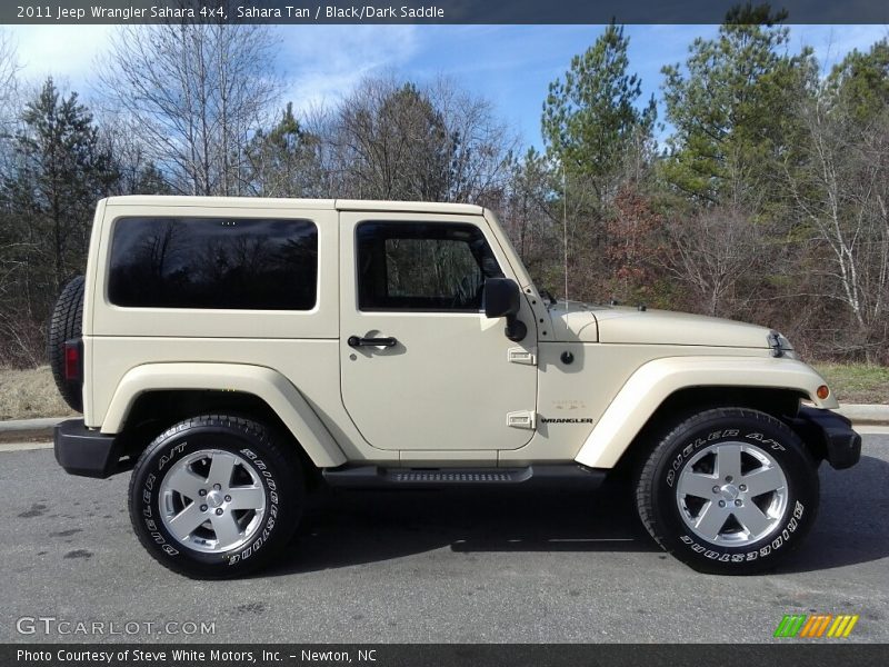 Sahara Tan / Black/Dark Saddle 2011 Jeep Wrangler Sahara 4x4