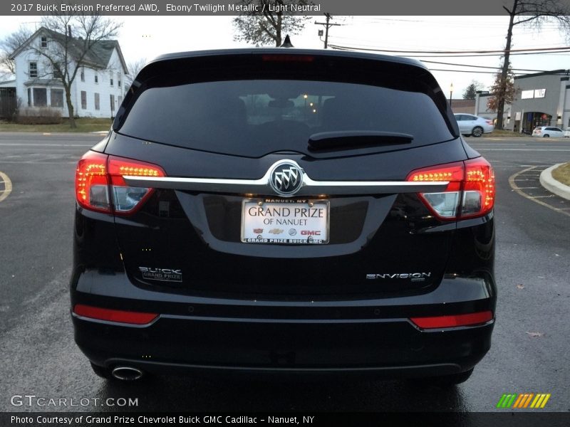 Ebony Twilight Metallic / Light Neutral 2017 Buick Envision Preferred AWD